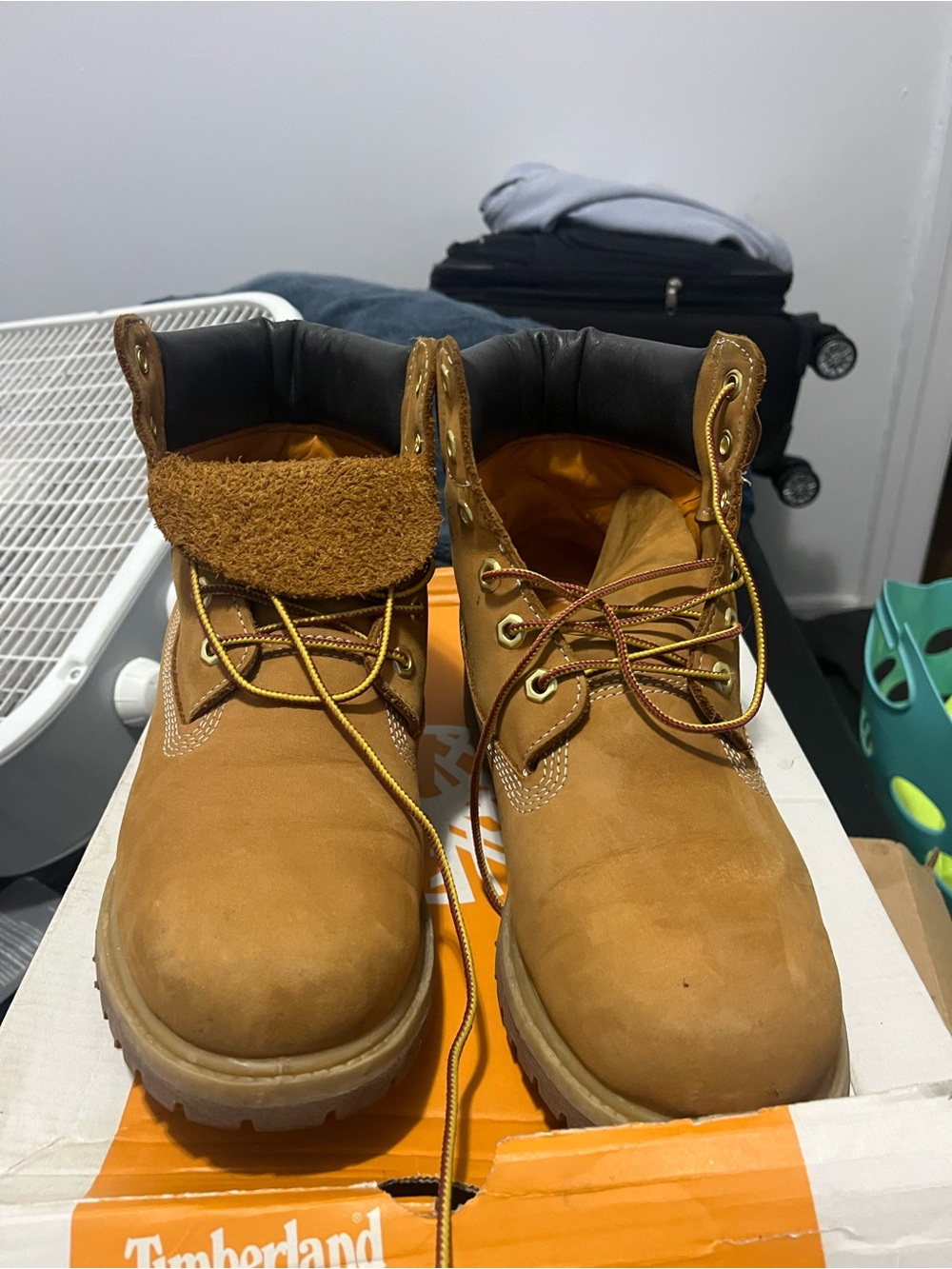 Women’s Tan Work Boots - Rugged Lace-Up Comfort